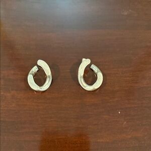All Saints Silver Hoop Earrings